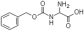 氨基[[(苯基甲氧基)羰基]氨基]乙酸分子结构 (CAS 124676-23-9)