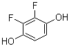 2,3-Difluoro-4-hydroxyphenol molecular structure (CAS 124728-90-1)