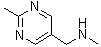 N,2-二甲基-5-嘧啶甲胺分子结构 (CAS 1248406-79-2)