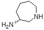 (R)-3-氨基六氢氮杂卓分子结构 (CAS 124932-43-0)