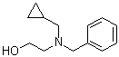 2-[(Cyclopropylmethyl)(phenylmethyl)amino]ethanol molecular structure (CAS 1249321-20-7)