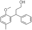 3-(2-Methoxy-5-methylphenyl)-3-phenyl propanol molecular structure (CAS 124937-73-1)