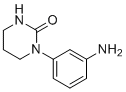 1-(3-氨基苯基)-1,3-二嗪农-2-酮分子结构 (CAS 1250772-67-8)