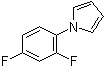 1-(2,4-二氟苯基)-1H-吡咯分子结构 (CAS 125126-63-8)