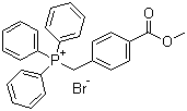(4-甲氧羰基苄基)三苯基溴化膦分子结构 (CAS 1253-46-9)