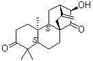 ent-(13S)-13-Hydroxyatis-16-ene-3,14-dione molecular structure (CAS 125356-08-3)