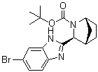 (1R,3S,4S)-3-(6-Bromo-1H-benzimidazol-2-yl)-2-azabicyclo[2.2.1]heptane-2-carboxylic acid 1,1-dimethylethyl ester molecular structure (CAS 1256387-74-2)