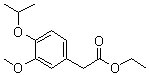 3-Methoxy-4-(1-methylethoxy)benzeneacetic acid ethyl ester molecular structure (CAS 1256581-66-4)