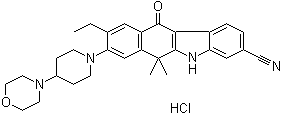 盐酸艾乐替尼分子结构 (CAS 1256589-74-8)