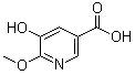 5-Hydroxy-6-methoxy-3-pridinecarboxylic acid molecular structure (CAS 1256787-06-0)