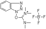 2-(1H-Benzotriazole-1-yl)-1,1,3,3-tetramethyluronium tetrafluoroborate molecular structure (CAS 125700-67-6)