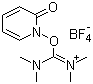 2-(2-吡啶酮-1-基)-1,1,3,3-四甲基脲四氟硼酸盐分子结构 (CAS 125700-71-2)