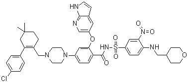 结构式 CAS# 1257044-40-8, ABT 199