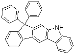 5,7-二氢-7,7-二苯基-茚并[2,1-b]咔唑分子结构 (CAS 1257220-52-2)