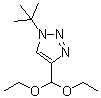 4-(二乙氧基甲基)-1-(1,1-二甲基乙基)-1H-1,2,3-三唑分子结构 (CAS 1257633-67-2)