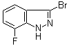 3-Bromo-7-fluoro-1H-indazole molecular structure (CAS 1257853-72-7)
