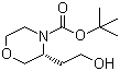 (3R)-3-(2-Hydroxyethyl)-4-morpholinecarboxylic acid tert-butyl ester molecular structure (CAS 1257855-07-4)