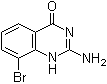 2-Amino-8-bromoquinazolin-4(3H)-one molecular structure (CAS 1258630-85-1)