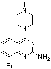8-Bromo-4-(4-methylpiperazin-1-yl)quinazolin-2-amine molecular structure (CAS 1258630-98-6)