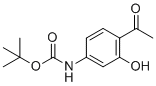 2-甲基-2-丙基(4-乙酰基-3-羟基苯基)氨基甲酸酯分子结构 (CAS 1258868-22-2)