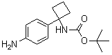 [1-(4-Amino-phenyl)-cyclobutyl]-carbamic acid tert-butyl ester molecular structure (CAS 1259224-00-4)
