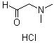 (二甲基氨基)乙醛盐酸盐分子结构 (CAS 125969-54-2)