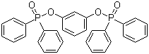 间苯二酚双(二苯基磷酸酯)分子结构 (CAS 125997-21-9)