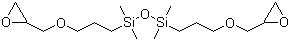 1,3-双(3-缩水甘油氧丙基)-1,1,3,3-四甲基二硅氧烷分子结构 (CAS 126-80-7)