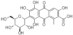 天然红 4分子结构 (CAS 1260-17-9)