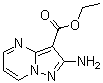 2-Aminopyrazolo[1,5-a]pyrimidine-3-carboxylic acid ethyl ester molecular structure (CAS 1260169-02-5)