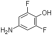 4-氨基-2,6-二氟苯酚分子结构 (CAS 126058-97-7)