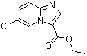 6-Chloroimidazo[1,2-a]pyridine-3-carboxylic acid ethyl ester molecular structure (CAS 1260797-60-1)