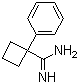 1-Phenylcyclobutanecarboximidamide molecular structure (CAS 1260838-28-5)