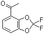 4-Acetyl-2,2-difluoro-1,3-benzodioxole molecular structure (CAS 126120-83-0)