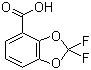 2,2-二氟-1,3-苯并二恶茂-4-羧酸分子结构 (CAS 126120-85-2)