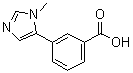 3-(1-Methyl-1H-imidazol-5-yl)benzoic acid molecular structure (CAS 1261269-06-0)