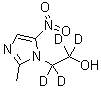 Metronidazole-d<sub>4</sub> molecular structure (CAS 1261392-47-5)