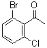 1-(2-Bromo-6-chlorophenyl)ethanone molecular structure (CAS 1261438-38-3)