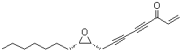 人参炔 E分子结构 (CAS 126146-63-2)