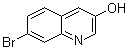 7-Bromo-3-quinolinol molecular structure (CAS 1261487-70-0)