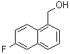 6-Fluoro-1-naphthalenemethanol molecular structure (CAS 1261594-29-9)
