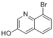 结构式 CAS# 1261768-30-2, 8-溴喹啉-3-醇
