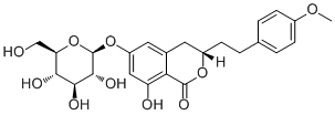仙鹤草内酯-6-O-葡萄糖甙分子结构 (CAS 126223-29-8)