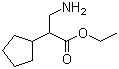 alpha-(氨基甲基)环戊烷乙酸乙酯分子结构 (CAS 1263095-29-9)