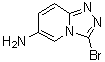 3-溴-1,2,4-三唑并[4,3-a]吡啶-6-胺分子结构 (CAS 1263283-48-2)
