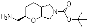 (2R,4aR,7aS)-rel-2-(Aminomethyl)hexahydropyrano[2,3-c]pyrrole-6(2H)-carboxylic acid tert-butyl ester molecular structure (CAS 1263283-92-6)