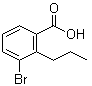 3-Bromo-2-propylbenzoic acid molecular structure (CAS 1263284-52-1)