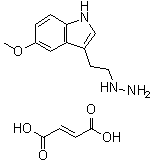 3-(2-Hydrazinylethyl)-5-methoxy-1H-indole 2-butenedioate (1:1) molecular structure (CAS 1263287-82-6)