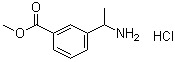 3-(1-氨基乙基)苯甲酸甲酯盐酸盐分子结构 (CAS 1263378-68-2)
