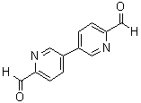 [3,3'-联吡啶]-6,6'-二甲醛分子结构 (CAS 1264748-06-2)